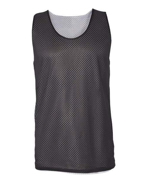 Badger Pro Mesh Reversible Tank Top 8529 - Black/ White