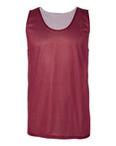 Badger Pro Mesh Reversible Tank Top 8529 - Cardinal/ White