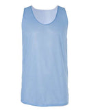 Badger Pro Mesh Reversible Tank Top 8529 - Columbia Blue/ White