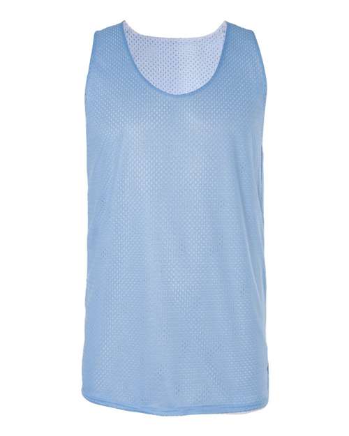 Badger Pro Mesh Reversible Tank Top 8529 - Columbia Blue/ White