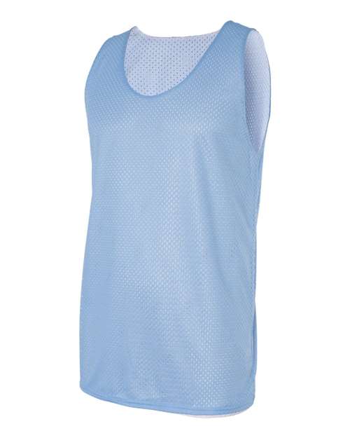 Badger Pro Mesh Reversible Tank Top 8529 - Columbia Blue/ White