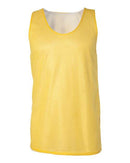 Badger Pro Mesh Reversible Tank Top 8529 - Gold/ White