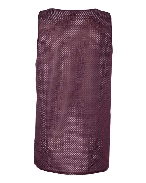 Badger Pro Mesh Reversible Tank Top 8529 - Maroon/ White