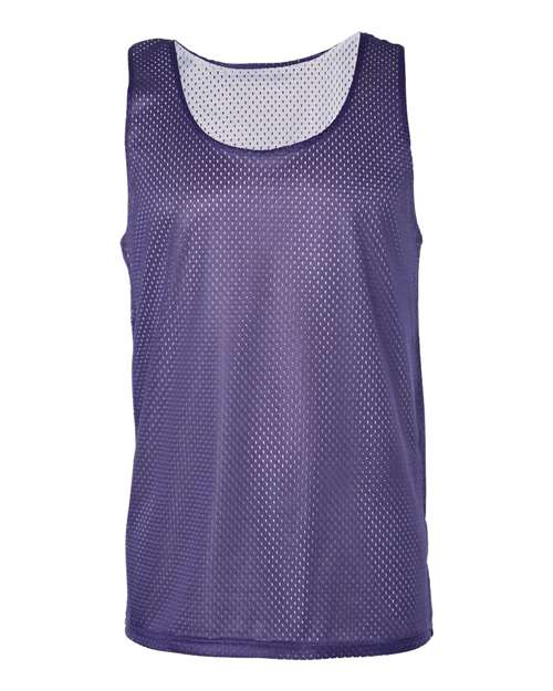 Badger Pro Mesh Reversible Tank Top 8529 - Purple/ White