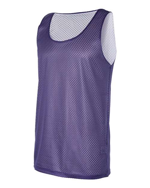 Badger Pro Mesh Reversible Tank Top 8529 - Purple/ White