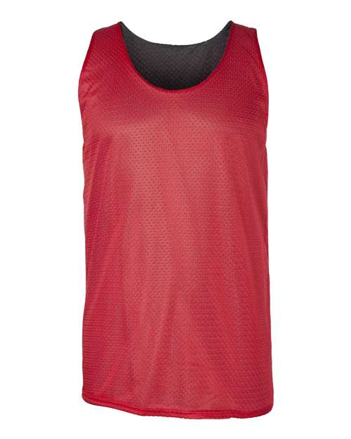 Badger Pro Mesh Reversible Tank Top 8529 - Red/ Black