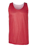 Badger Pro Mesh Reversible Tank Top 8529 - Red/ White