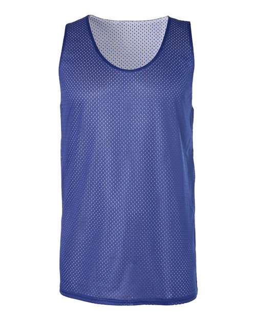 Badger Pro Mesh Reversible Tank Top 8529 - Royal/ White
