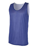 Badger Pro Mesh Reversible Tank Top 8529 - Royal/ White