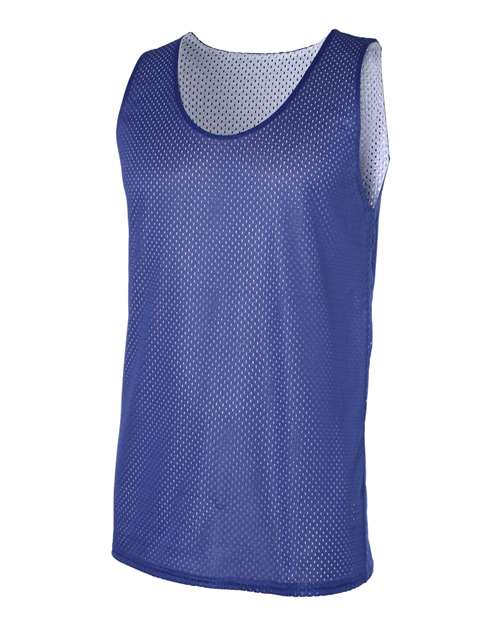 Badger Pro Mesh Reversible Tank Top 8529 - Royal/ White
