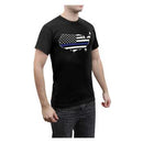 Rothco Thin Blue Line America Map T-Shirt. Item