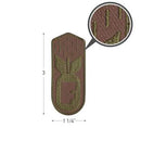 Rothco F-Bomb Patch With Hook Back - Coyote Brown. Item