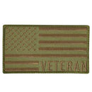 Rothco Veteran US Flag Patch - Coyote Brown. Item