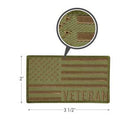 Rothco Veteran US Flag Patch - Coyote Brown. Item