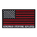 Rothco R.E.D. (Remember Everyone Deployed) Flag Patch With Hook Back. Item