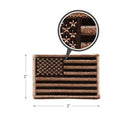 Rothco Iron On / Sew On Embroidered US Flag Patch . Item