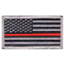 Rothco Thin Red Line US Flag Patch - Hook Back. Item