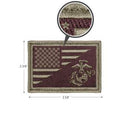 Rothco US Flag / USMC Eagle, Globe and Anchor Morale Patch . Item