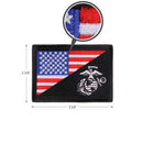 Rothco US Flag / USMC Eagle, Globe and Anchor Morale Patch . Item