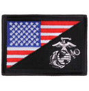 Rothco US Flag / USMC Eagle, Globe and Anchor Morale Patch . Item