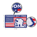 Rothco Freedom Isn't Free Patch With Hook Back. Item