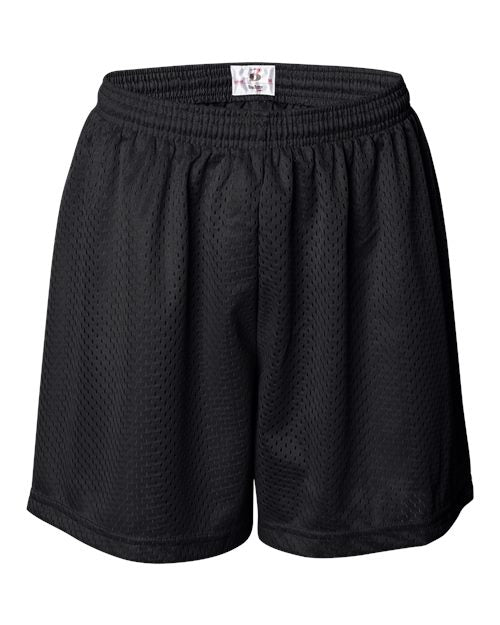 Badger Women's Pro Mesh 5" Shorts with Solid Liner 7216