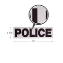 Rothco Reflective Police Patch . Item