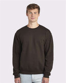 JERZEES NuBlend® Crewneck Sweatshirt 562MR - Chocolate