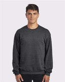 JERZEES NuBlend® Crewneck Sweatshirt 562MR - Black Heather