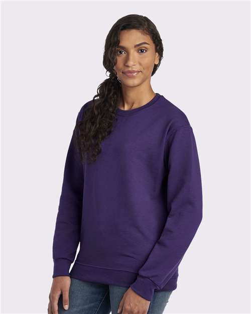 JERZEES NuBlend® Crewneck Sweatshirt 562MR - Deep Purple