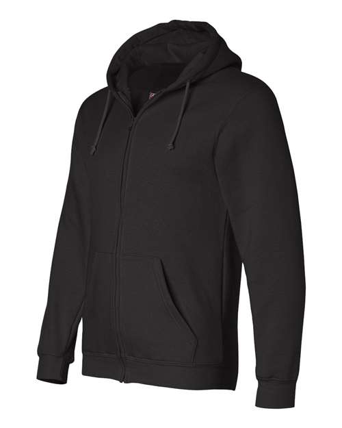 Bayside USA-Made Full-Zip Hooded Sweatshirt 900
