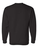 Bayside USA-Made Crewneck Sweatshirt 1102 - Black