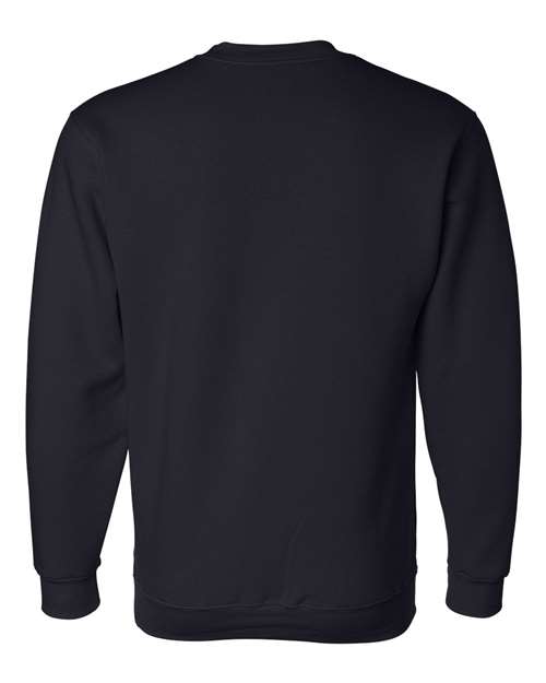 Bayside USA-Made Crewneck Sweatshirt 1102 - Navy