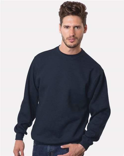 Bayside USA-Made Crewneck Sweatshirt 1102 - Navy