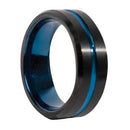 Rothco Tungsten Carbide Thin Blue Line Ring. Item