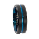 Rothco Tungsten Carbide Thin Blue Line Ring. Item