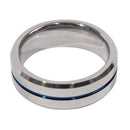 Rothco Tungsten Carbide Thin Blue Line Ring. Item