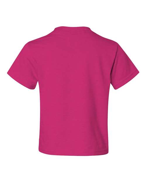 JERZEES Dri-Power® Youth 50/50 T-Shirt 29BR - Cyber Pink