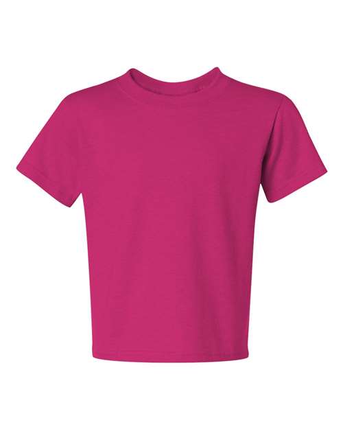 JERZEES Dri-Power® Youth 50/50 T-Shirt 29BR - Cyber Pink