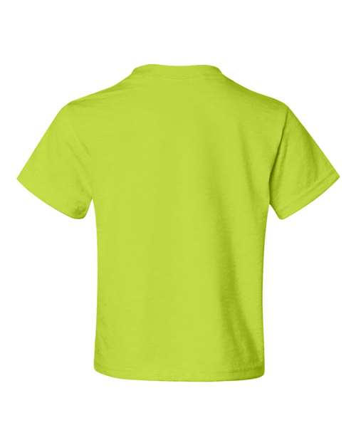 JERZEES Dri-Power® Youth 50/50 T-Shirt 29BR - Safety Green