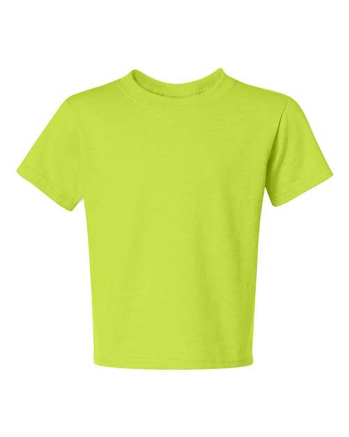 JERZEES Dri-Power® Youth 50/50 T-Shirt 29BR - Safety Green