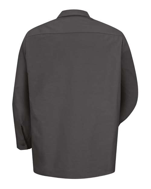 Red Kap Industrial Long Sleeve Work Shirt SP14 - Charcoal