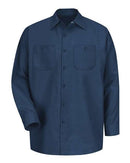 Red Kap Industrial Long Sleeve Work Shirt SP14 - Navy