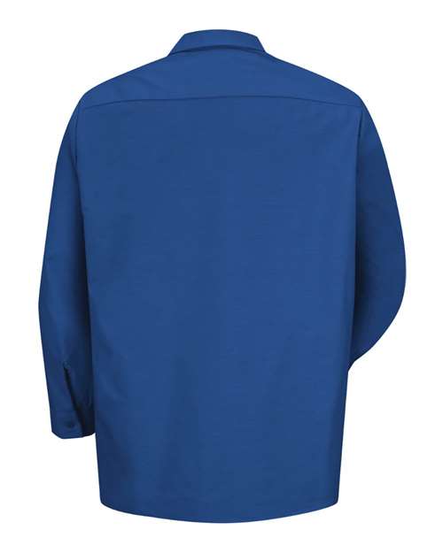 Red Kap Industrial Long Sleeve Work Shirt SP14 - Royal Blue