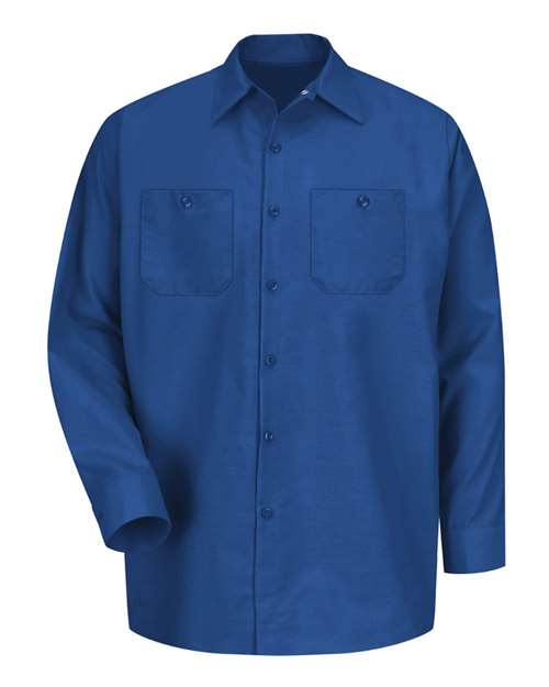 Red Kap Industrial Long Sleeve Work Shirt SP14 - Royal Blue
