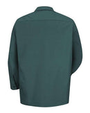 Red Kap Industrial Long Sleeve Work Shirt SP14 - Spruce Green