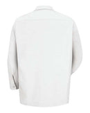 Red Kap Industrial Long Sleeve Work Shirt SP14 - White