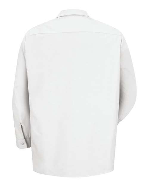 Red Kap Industrial Long Sleeve Work Shirt SP14 - White