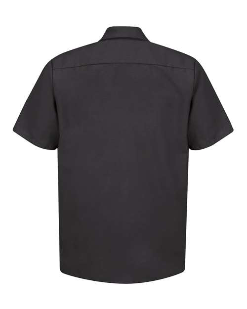 Red Kap Industrial Short Sleeve Work Shirt SP24 - Black