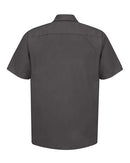 Red Kap Industrial Short Sleeve Work Shirt SP24 - Charcoal